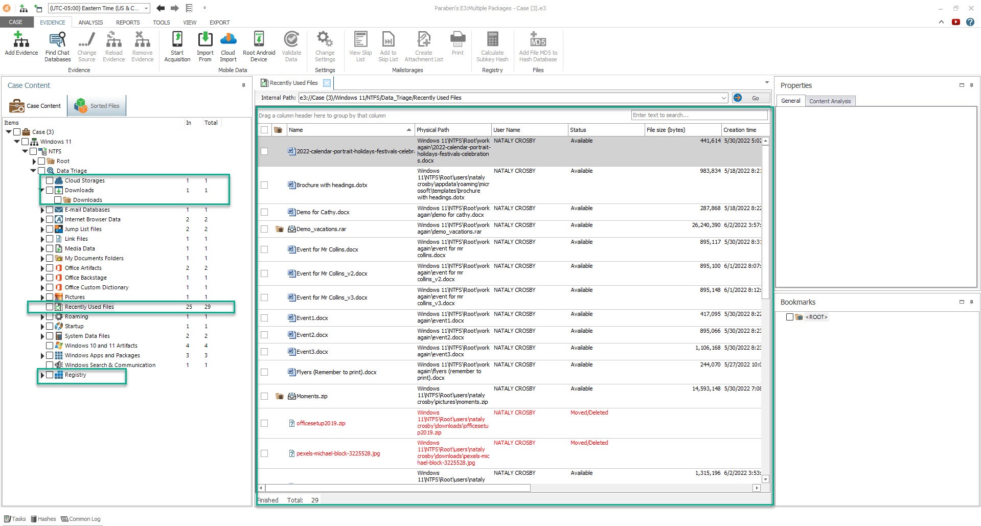 business communication forensic artifacts - Paraben Corporation