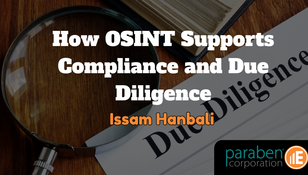 How OSINT Supports Compliance and Due Diligence