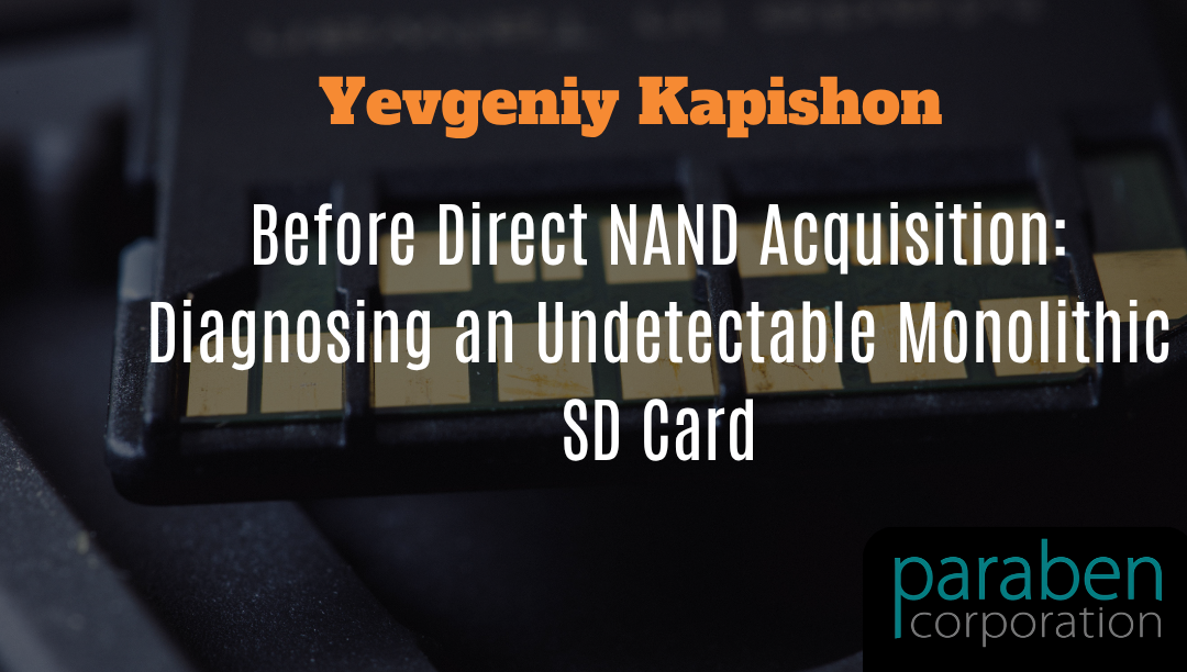 Before Direct NAND Acquisition: Diagnosing an Undetectable Monolithic SD Card