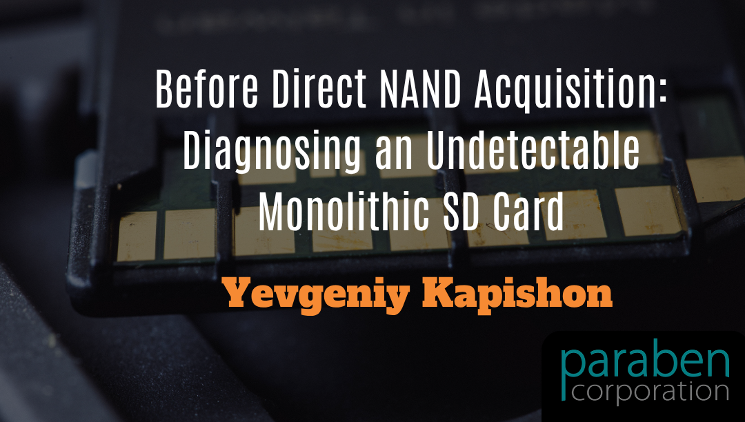 Before Direct NAND Acquisition: Diagnosing an Undetectable Monolithic SD Card