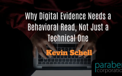 Why Digital Evidence Needs a Behavioral Read, Not Just a Technical One